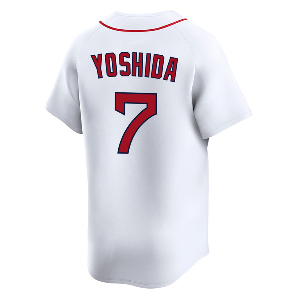 Punc B.Red Sox #7 Masataka Yoshida Player White Limited Home Game Stitched Jerseys
