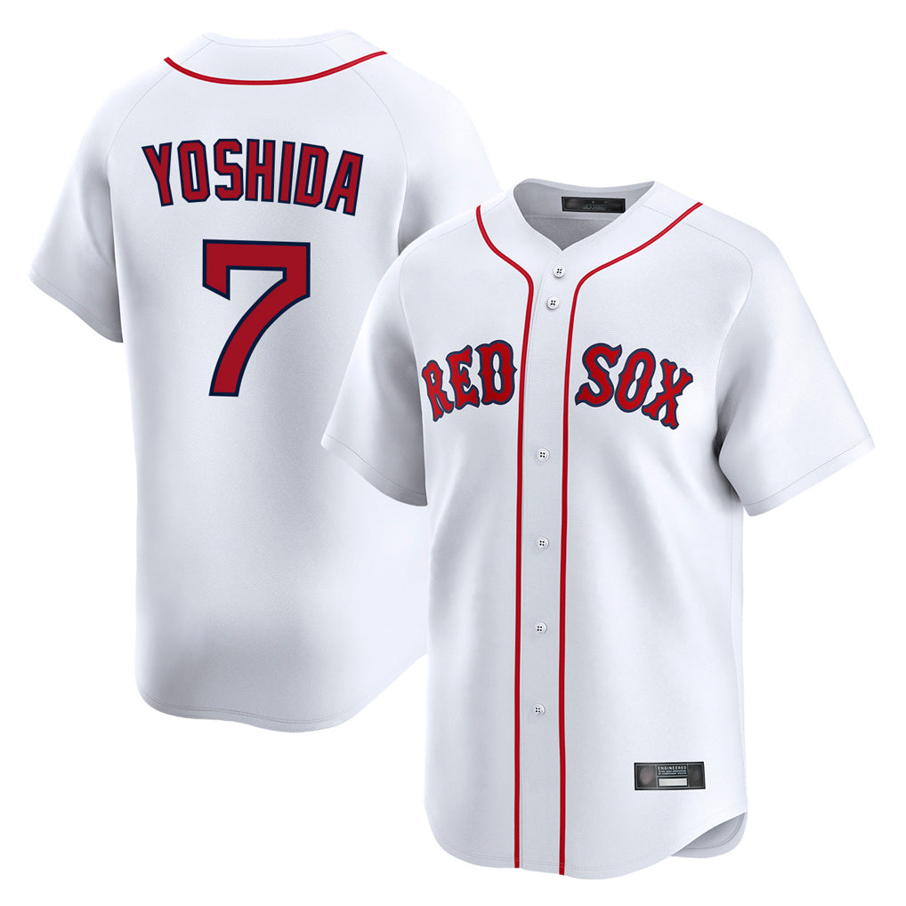 Punc B.Red Sox #7 Masataka Yoshida Player White Limited Home Game Stitched Jersey