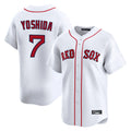 Punc B.Red Sox #7 Masataka Yoshida Player White Limited Home Game Stitched Jersey