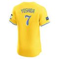 Punc B.Red Sox #7 Masataka Yoshida Player Yellow Limited Elite Home Game Stitched Jerseys