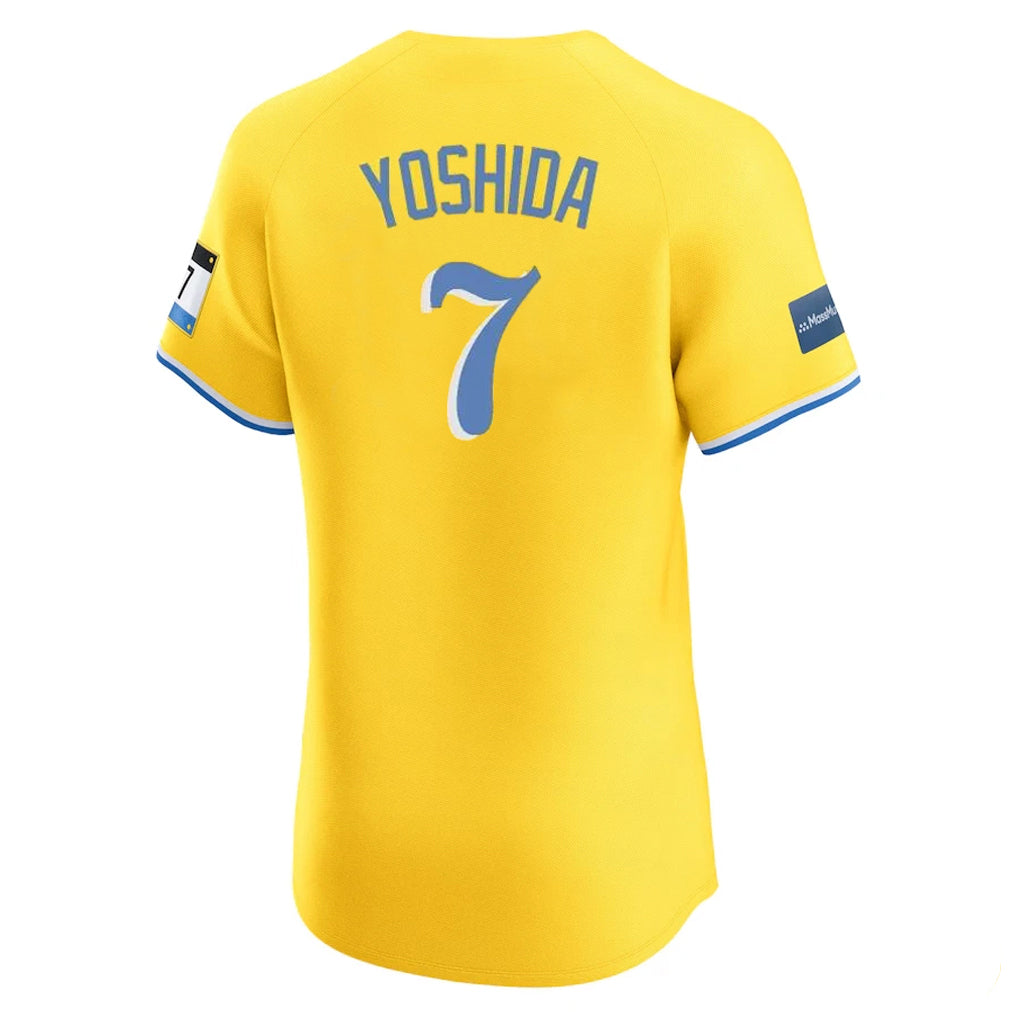 Punc B.Red Sox #7 Masataka Yoshida Player Yellow Limited Elite Home Game Stitched Jerseys