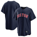 Punc B.Red Sox Blank Player Navy Home Game Stitched Jerseys