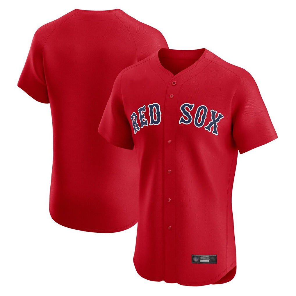 Punc B.Red Sox Blank Player Red Limited Elite Home Game Stitched Jerseys