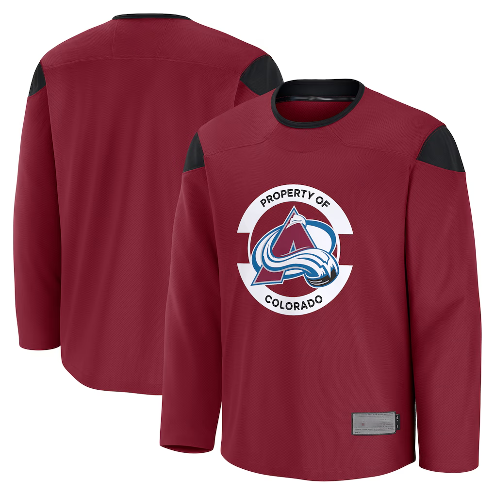 Punc C.Avalanche Burgundy Practice Jerseys