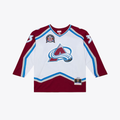 Punc C.Avalanche Patrick Roy Mitchell & Ness White 1995 Power Play Jerseys