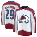 Punc C.Avalanche #29 Nathan MacKinnon White Away Premium Jerseys