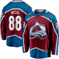 Punc C.Avalanche #88 Martin Necas Burgundy Breakaway Player Jerseys