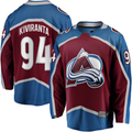 Punc C.Avalanche #94 Joel Kiviranta Maroon Home Premier Breakaway Player Jerseys