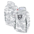 Punc C.Bears Arctic Camo Salute to Service Pullover Hoodies Limited Blank Player Stitched Jerseys
