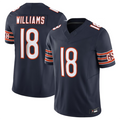 Punc C.Bears #18 Caleb Williams Navy Vapor F.U.S.E. Limited Jersey Player Stitched Jerseys