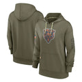 Punc C.Bears Olive Salute to Service Pullover Hoodies Blank Player Stitched Jerseys