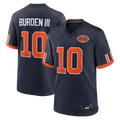 Punc C.Bears #10 Luther Burden III Navy 2026 Rivalries Collection Game Stitched Jerseys