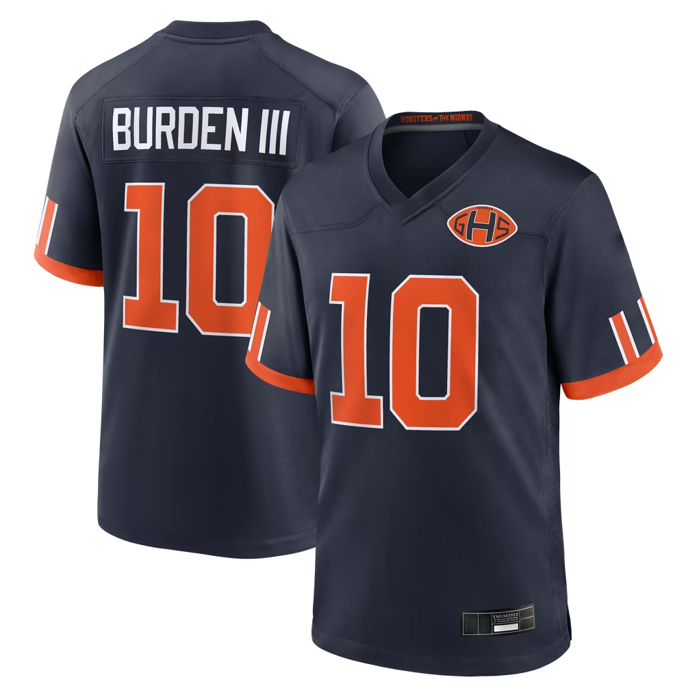 Punc C.Bears #10 Luther Burden III Navy 2026 Rivalries Collection Game Stitched Jerseys