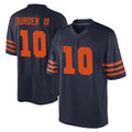Punc C.Bears #10 Luther Burden III Player Navy Blue Alternate Game Stitched Jerseys
