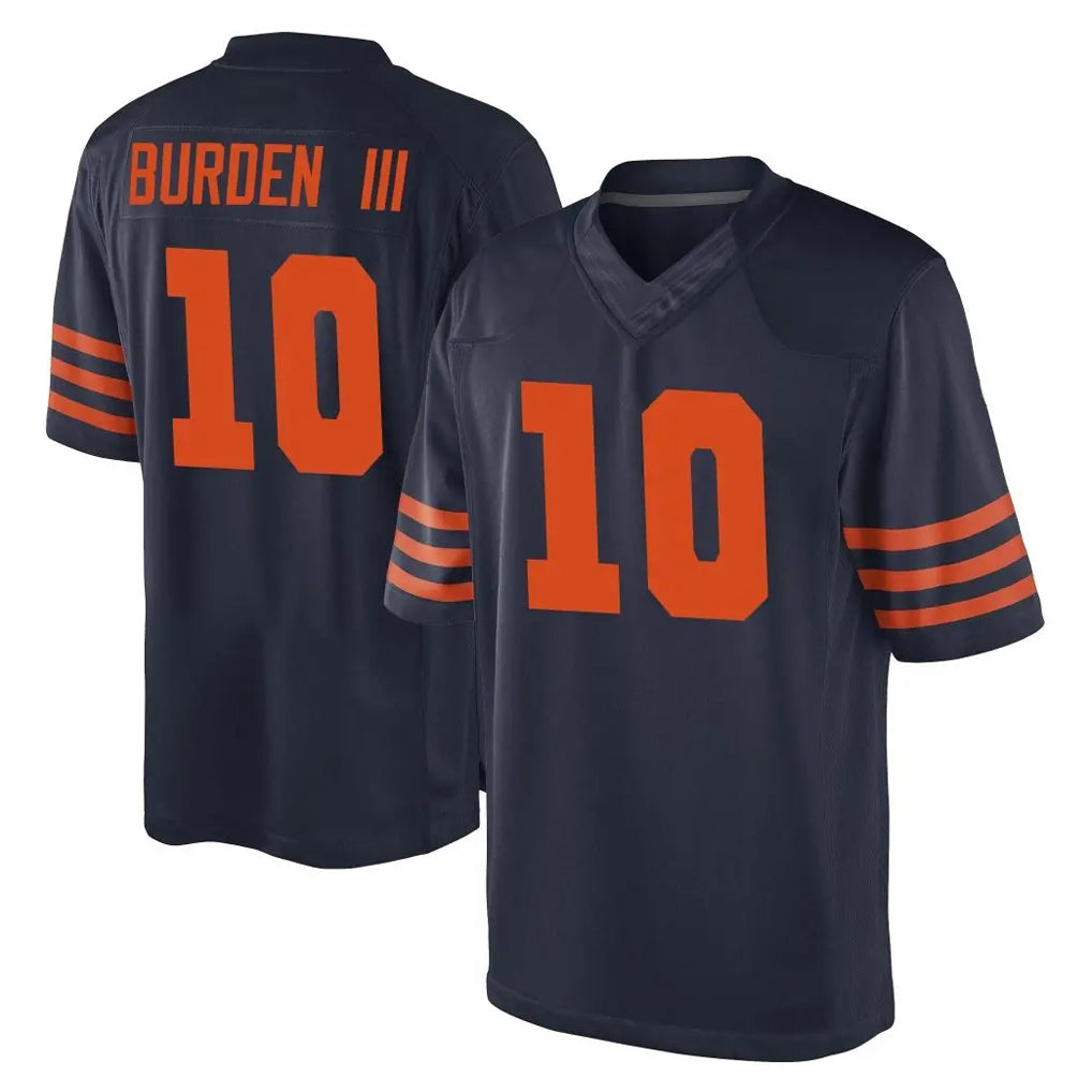 Punc C.Bears #10 Luther Burden III Player Navy Blue Alternate Game Stitched Jerseys