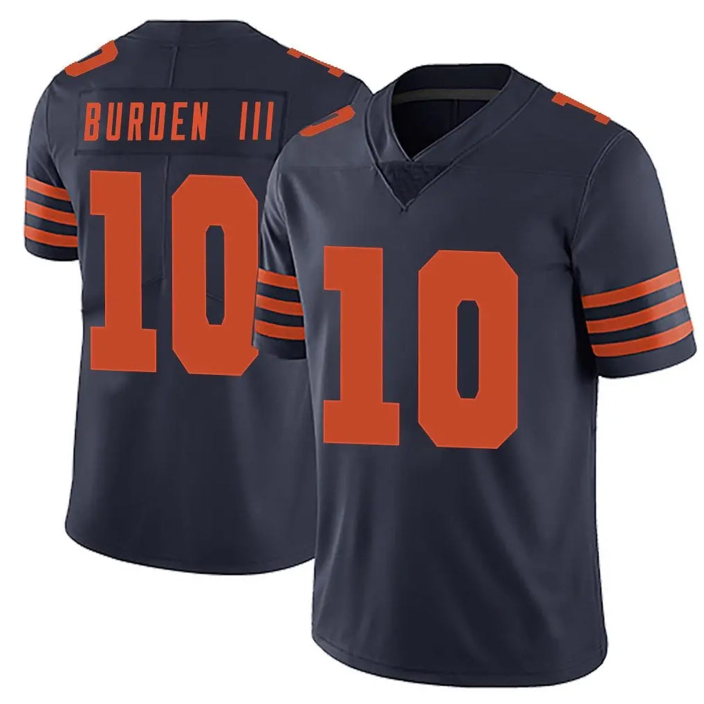 Punc C.Bears #10 Luther Burden III Player Navy Blue Alternate Vapor Untouchable Limited Stitched Jerseys