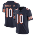 Punc C.Bears #10 Luther Burden III Player Navy Vapor Untouchable Limited Home Game Stitched Jerseys