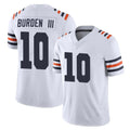 Punc C.Bears #10 Luther Burden III Player White Classic Vapor Limited Home Game Stitched Jerseys