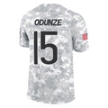 Punc C.Bears #15 Rome Odunze Player Arctic Camo Salute to Service Limited Stitched Jerseys
