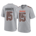 Punc C.Bears #15 Rome Odunze Player Gray Atmosphere Fashion Game Stitched Jerseys