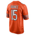 Punc C.Bears #15 Rome Odunze Player Orange Home Game Stitched Jerseys