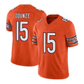 Punc C.Bears #15 Rome Odunze Player Orange Vapor F.U.S.E. Limited Home Game Stitched Jerseys