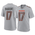 Punc C.Bears #17 Tyson Bagent Player Gray Atmosphere Fashion Game Stitched Jerseys
