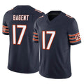 Punc C.Bears #17 Tyson Bagent Player Navy Vapor F.U.S.E. Limited Home Game Stitched Jerseys