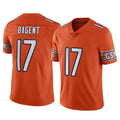 Punc C.Bears #17 Tyson Bagent Player Orange Alternate Vapor Limited Home Game Stitched Jerseys