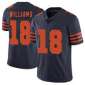 Punc C.Bears #18 Caleb Williams Player Navy Blue Alternate Vapor Untouchable Limited Stitched Jerseys