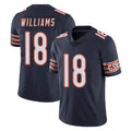 Punc C.Bears #18 Caleb Williams Player Navy Vapor Untouchable Limited Home Game Stitched Jerseys