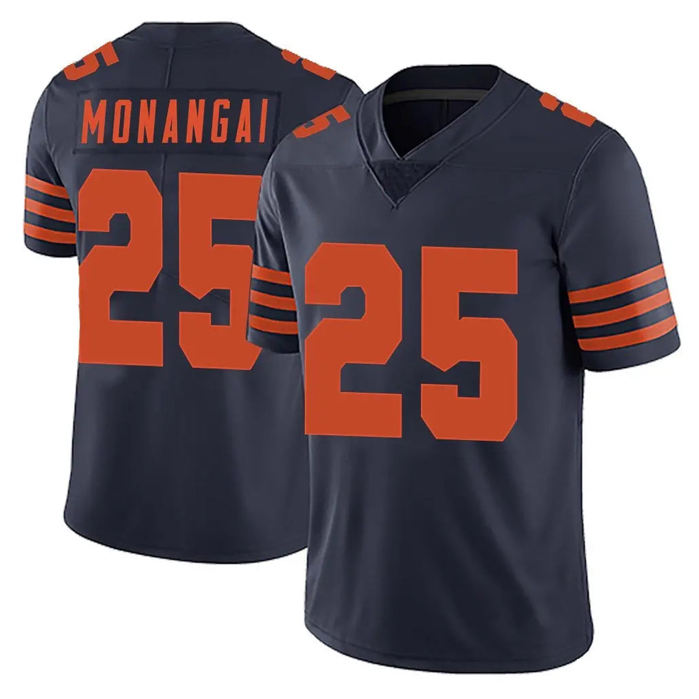Punc C.Bears #25 Kyle Monangai Player Navy Blue Alternate Vapor Untouchable Limited Stitched Jerseys