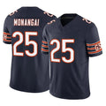 Punc C.Bears #25 Kyle Monangai Player Navy Vapor F.U.S.E. Limited Home Game Stitched Jerseys