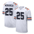 Punc C.Bears #25 Kyle Monangai Player White Classic Home Game Stitched Jerseys