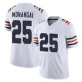 Punc C.Bears #25 Kyle Monangai Player White Classic Vapor Limited Home Game Stitched Jerseys