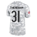 Punc C.Bears #31 Dillon Thieneman Player Arctic Camo Salute to Service Limited Stitched Jerseys
