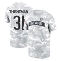Punc C.Bears #31 Dillon Thieneman Player Arctic Camo Salute to Service Performance T-Shirt Limited Stitched Jerseys