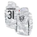 Punc C.Bears #31 Dillon Thieneman Player Arctic Camo Salute to Service Pullover Hoodies Limited Stitched Jerseys