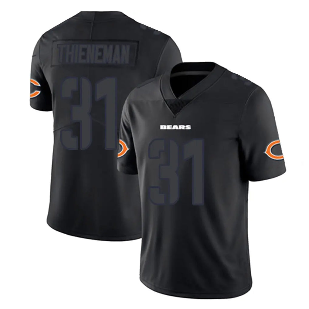 Punc C.Bears #31 Dillon Thieneman Player Black Impact Limited Game Stitched Jerseys