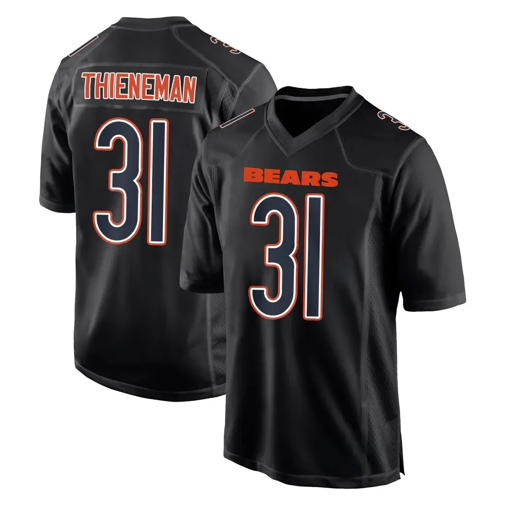 Punc C.Bears #31 Dillon Thieneman Player Carbon Black Fashion Game Stitched Jerseys