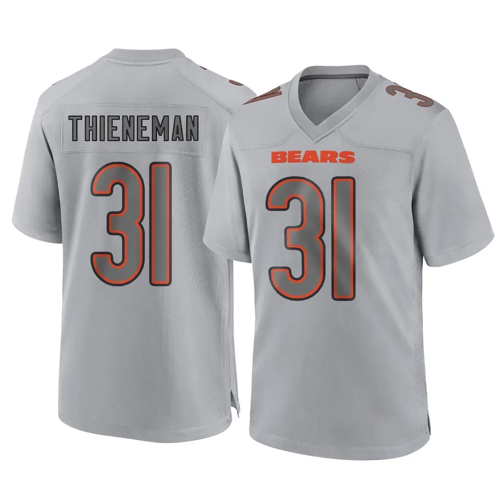 Punc C.Bears #31 Dillon Thieneman Player Gray Atmosphere Fashion Game Stitched Jerseys