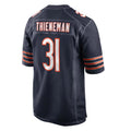 Punc C.Bears #31 Dillon Thieneman Player Navy Home Game Stitched Jerseys