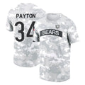 Punc C.Bears #34 Walter Payton Player Arctic Camo Salute to Service Performance T-Shirt Limited Stitched Jerseys