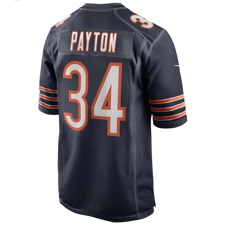 Punc C.Bears #34 Walter Payton Player Navy Home Game Stitched Jerseys