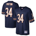 Punc C.Bears #34 Walter Payton Player Navy Mitchell & Ness Legacy Replica Stitched Jerseys