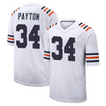 Punc C.Bears #34 Walter Payton Player White Classic Home Game Stitched Jerseys
