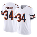Punc C.Bears #34 Walter Payton Player White Vapor F.U.S.E. Limited Home Game Stitched Jerseys