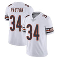 Punc C.Bears #34 Walter Payton Player White Vapor Untouchable Limited Home Game Stitched Jerseys