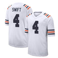 Punc C.Bears #4 D'Andre Swift Player White Classic Home Game Stitched Jerseys