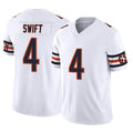 Punc C.Bears #4 D'Andre Swift Player White Vapor F.U.S.E. Limited Home Game Stitched Jerseys